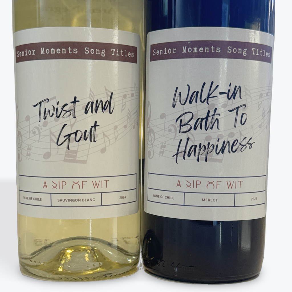 Senior Moments Song Titles | Wine Gift Pack