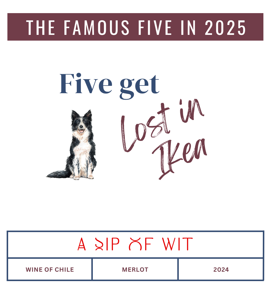 Adventures of the Famous Five in 2025 | Wine Gift Pack