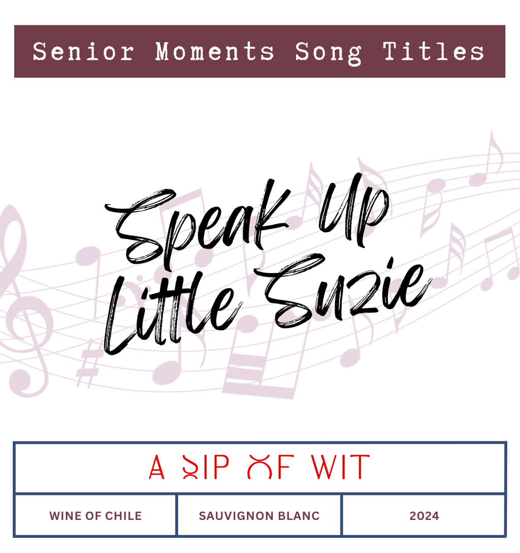 OAP Song Titles – Humorous Wine Gift Pack for Older People