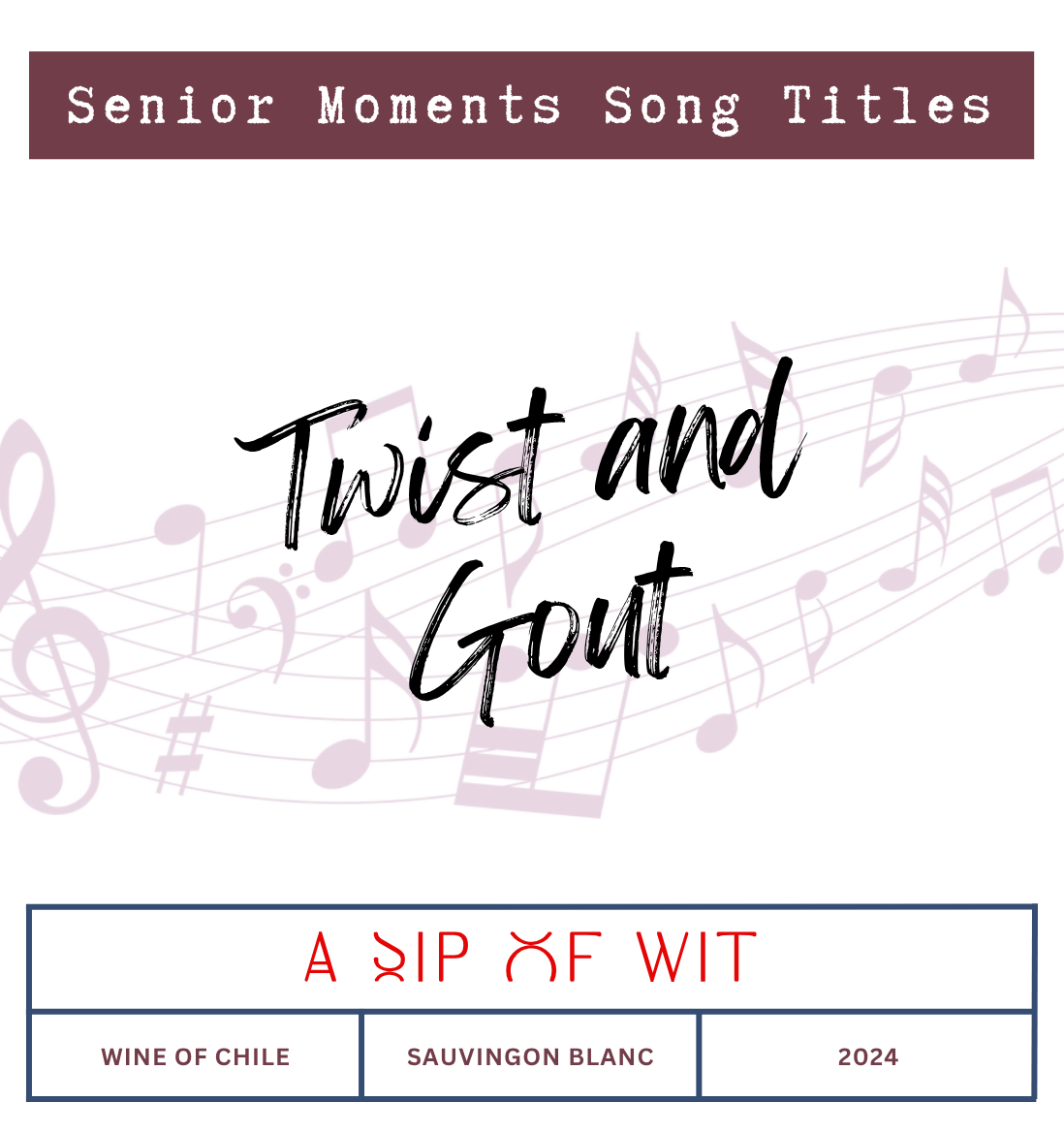 Senior Moments Song Titles | Wine Gift Pack